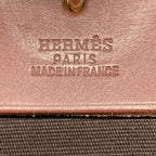 Hermes Handbag Herbag PM Dark Brown Gold — view 9