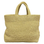 Prada Tote Crochet Beige Black — view 3