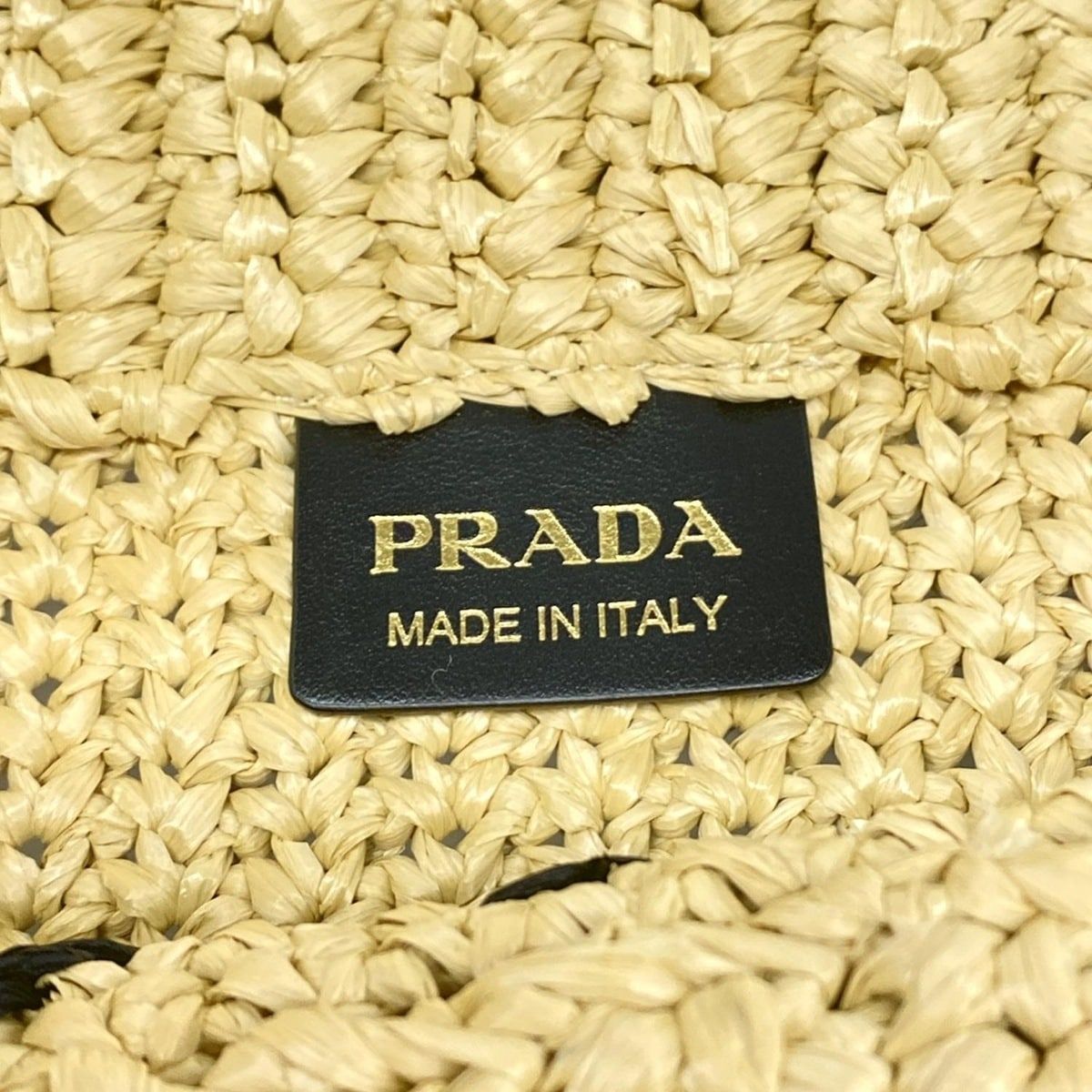 Prada Tote Crochet Beige Black — view 9
