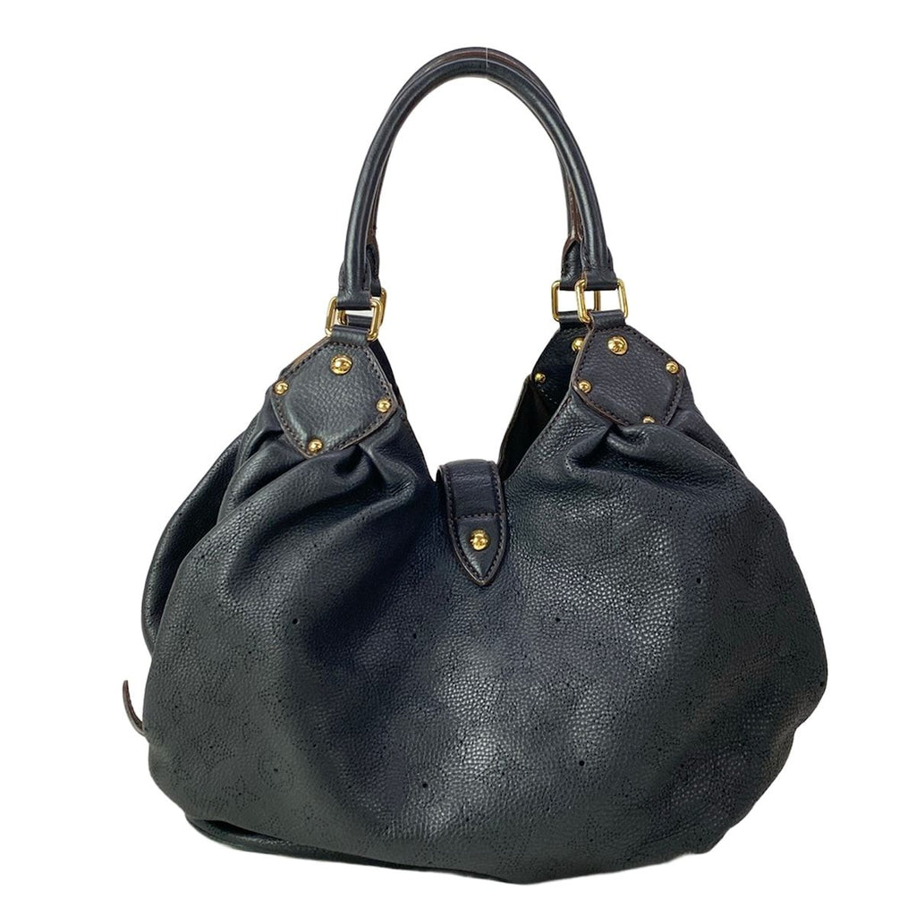 Louis Vuitton Handbag Mahina L Noir Leather — view 3