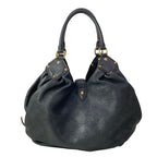 Louis Vuitton Handbag Mahina L Noir Leather — view 3