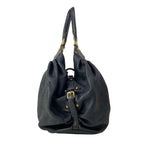 Louis Vuitton Handbag Mahina L Noir Leather — view 2