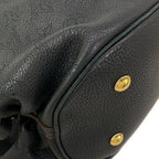 Louis Vuitton Handbag Mahina L Noir Leather — view 6