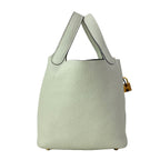 Hermes Handbag Picotin Lock PM Grineve Gold — view 3