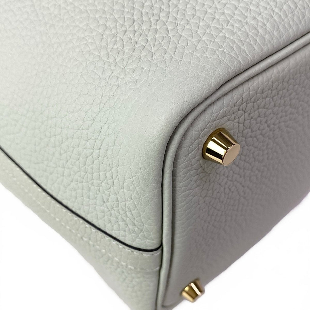 Hermes Handbag Picotin Lock PM Grineve Gold — view 6