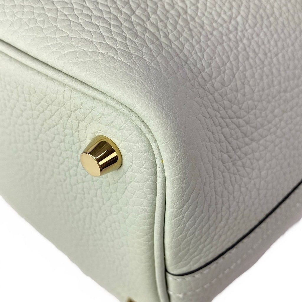 Hermes Handbag Picotin Lock PM Grineve Gold — view 7
