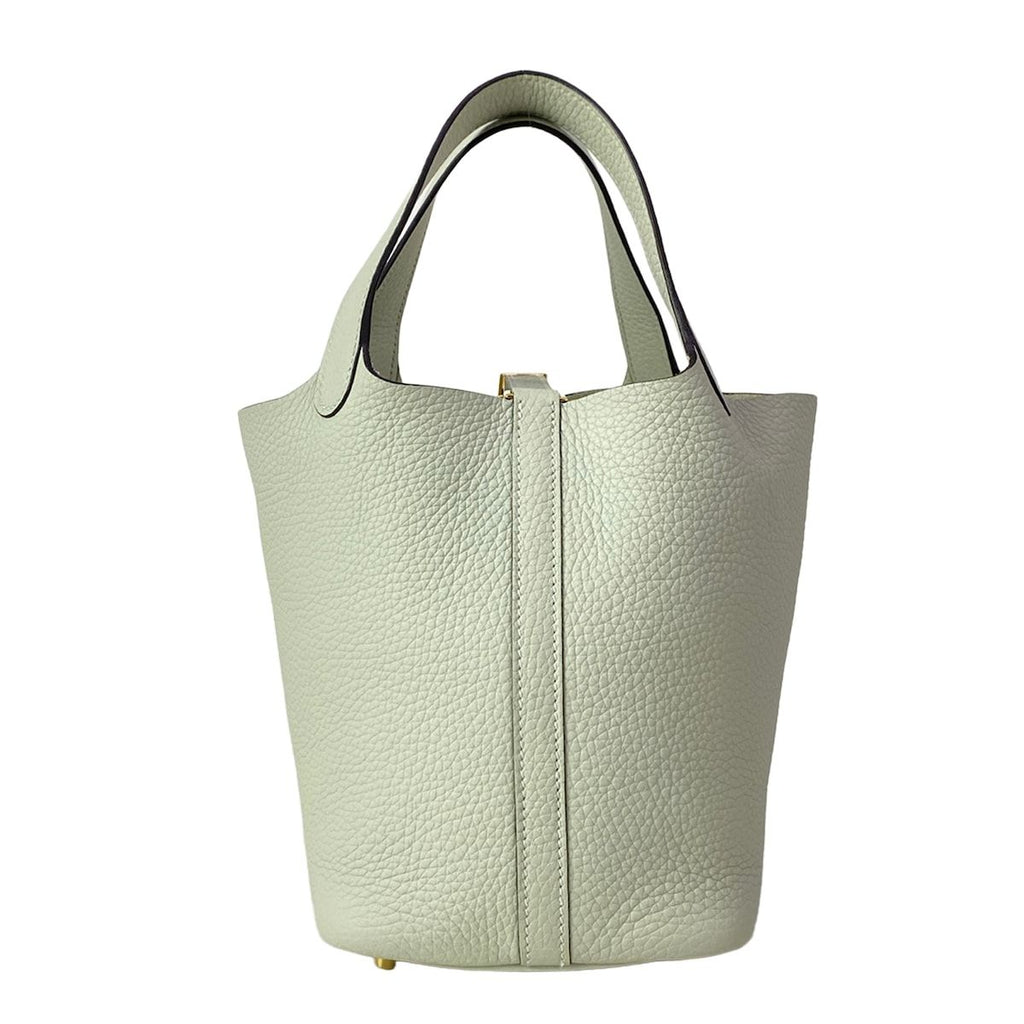 Hermes Handbag Picotin Lock PM Grineve Gold — view 4
