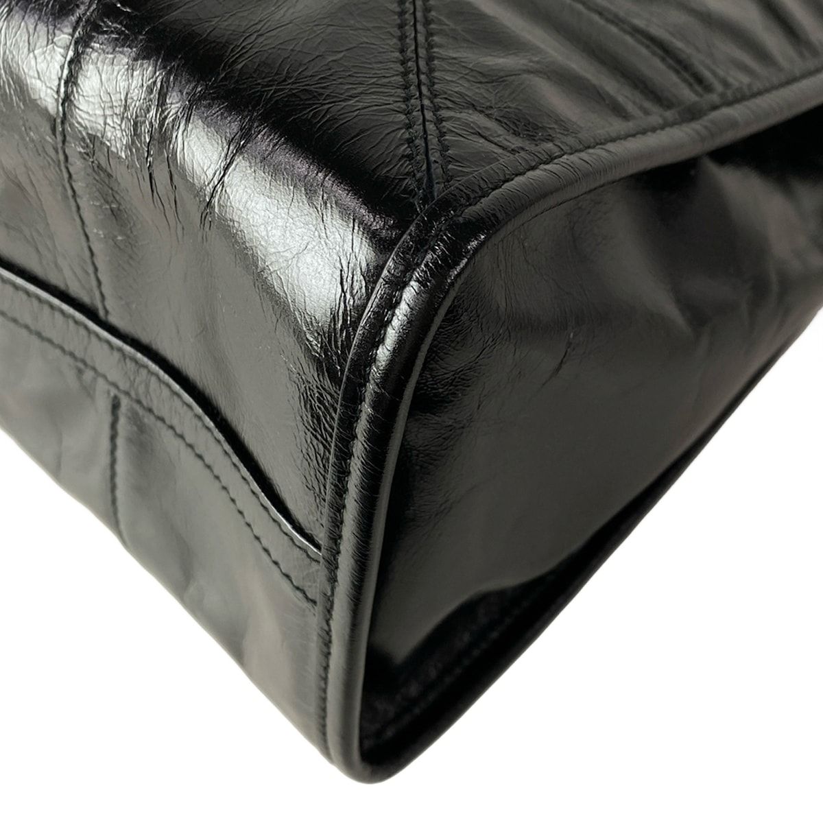 Prada Shoulder Bag Black Leather — view 6