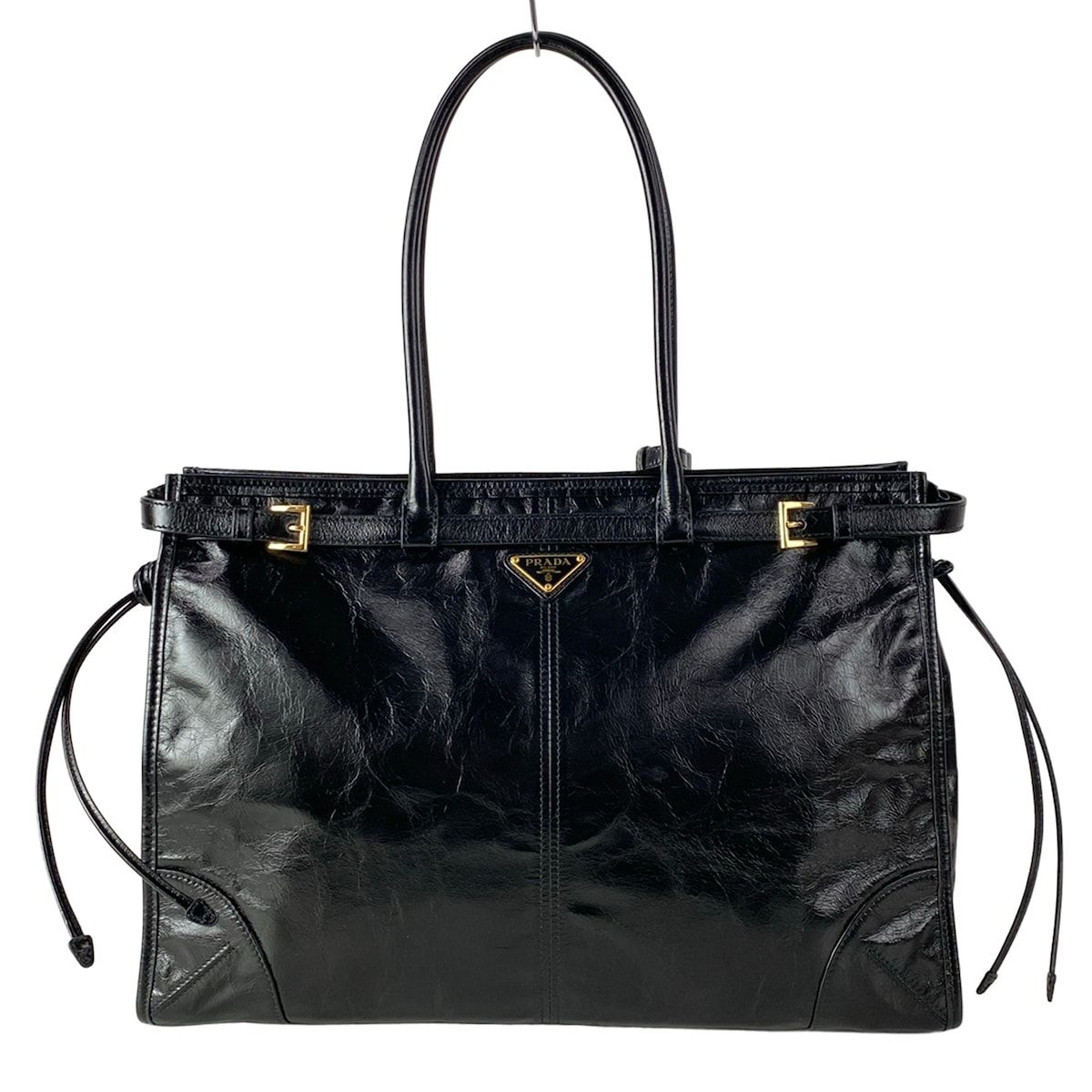 Prada Shoulder Bag Black Leather