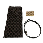 Gucci Shoulder Bag the Hacker-s Hobo Black Dark Gray Red Collaboration Leather — view 8