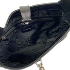 Gucci Shoulder Bag the Hacker-s Hobo Black Dark Gray Red Collaboration Leather — view 7