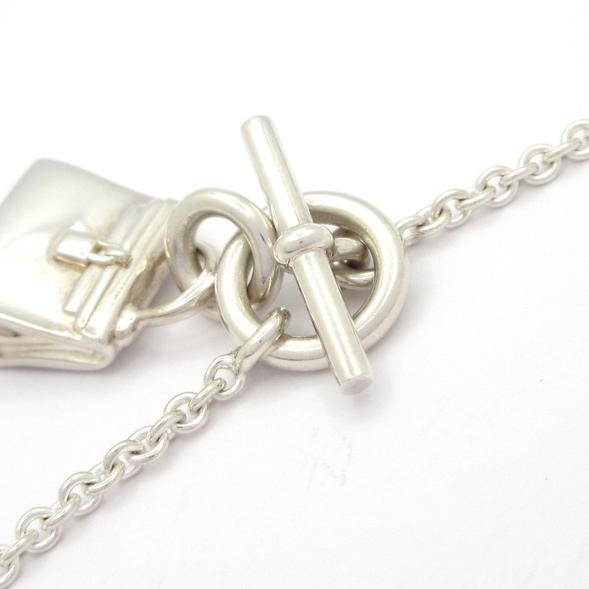 Hermes Necklace Amulet Kelly Silver — view 4