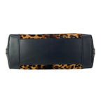Gucci Tote Craft Brown Black Leopard Print Leather — view 5