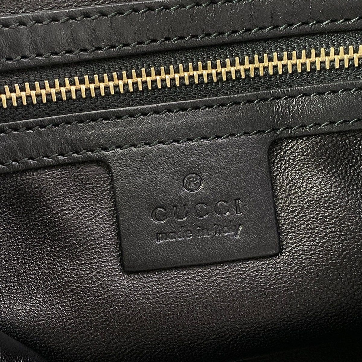 Gucci Tote Craft Brown Black Leopard Print Leather — view 9