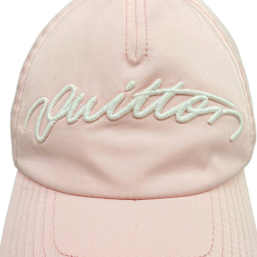 Louis Vuitton Cap Signature Pink Rose Cles S Cotton — view 8