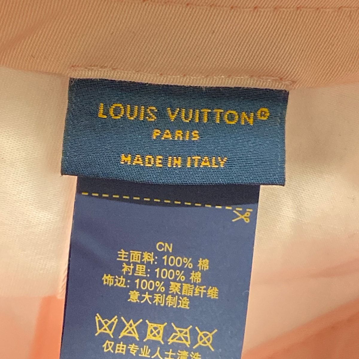Louis Vuitton Cap Signature Pink Rose Cles S Cotton — view 5