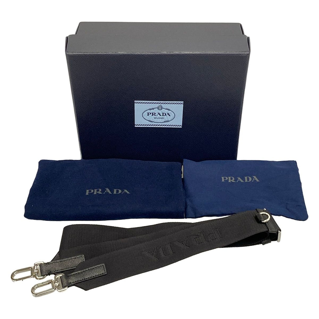 Prada Handbag Brick Black Silver Leather — view 8