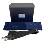Prada Handbag Brick Black Silver Leather — view 8