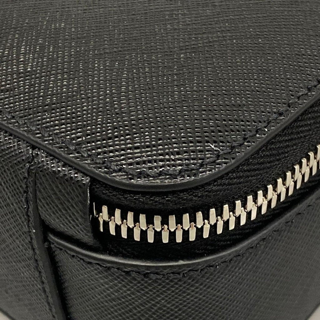 Prada Handbag Brick Black Silver Leather — view 6