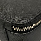 Prada Handbag Brick Black Silver Leather — view 6