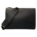 Gucci Shoulder Bag Black Sherry Line Leather