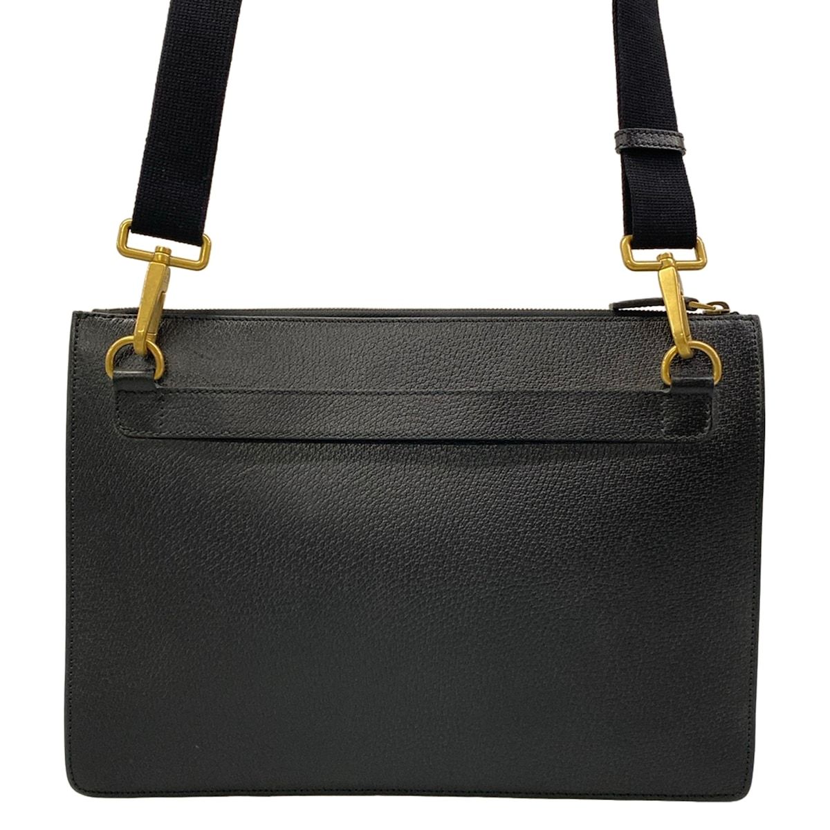 Gucci Shoulder Bag Black Sherry Line Leather — view 3