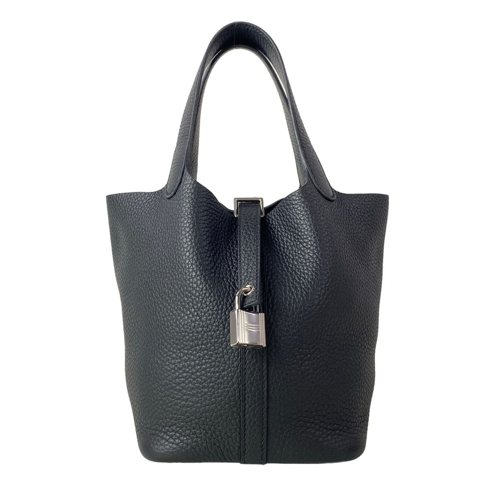 Hermes Handbag Picotin Lock PM Black Silver — view 2