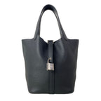 Hermes Handbag Picotin Lock PM Black Silver — view 2