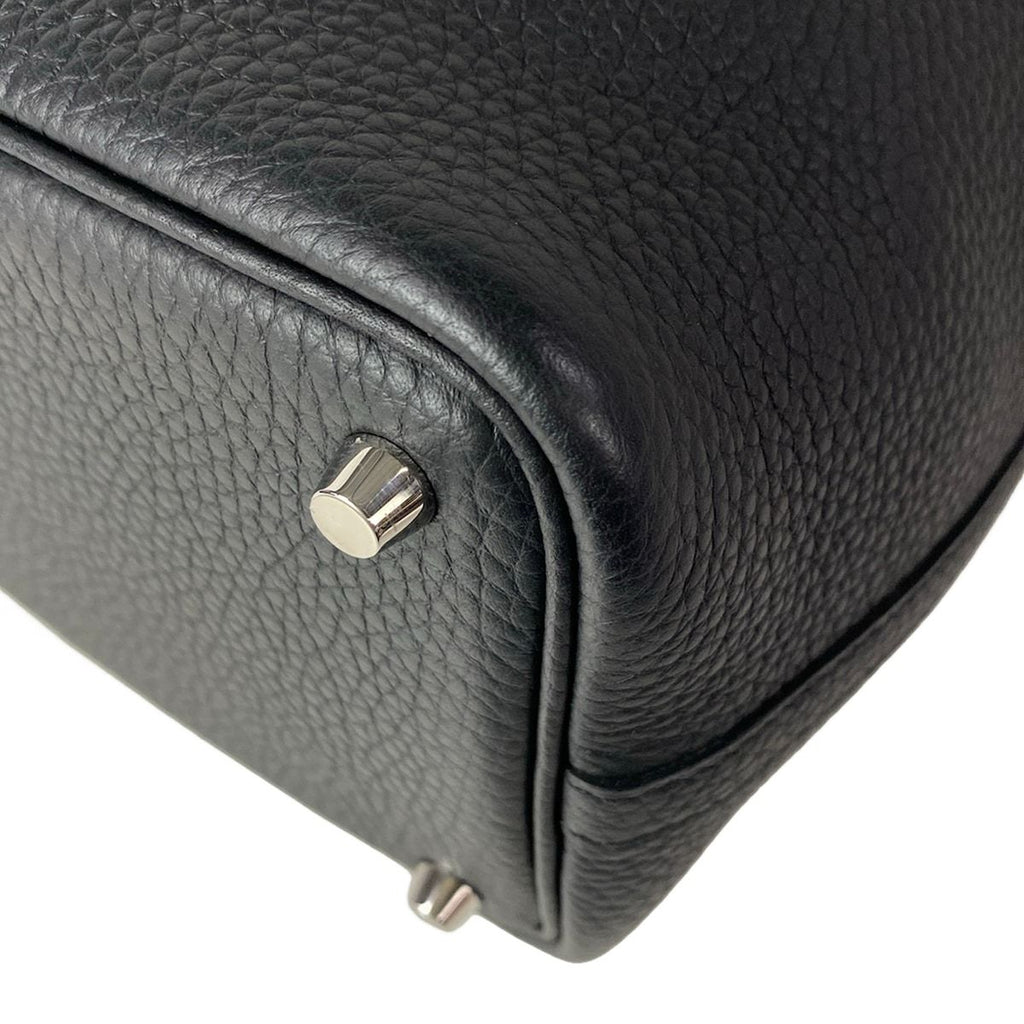 Hermes Handbag Picotin Lock PM Black Silver — view 7