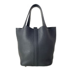 Hermes Handbag Picotin Lock PM Black Silver — view 4