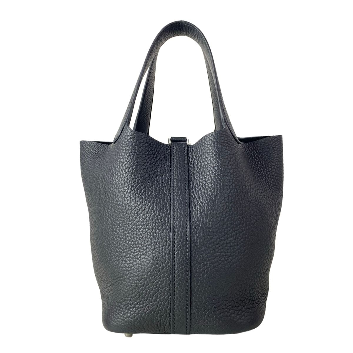 Hermes Handbag Picotin Lock PM Black Silver — view 4