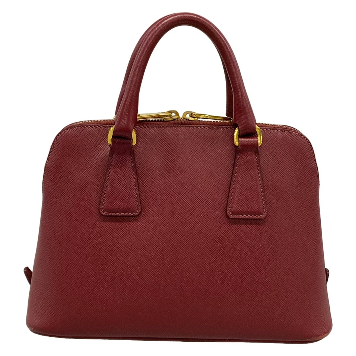 Prada Handbag Promenade Small Bordeaux Leather — view 3
