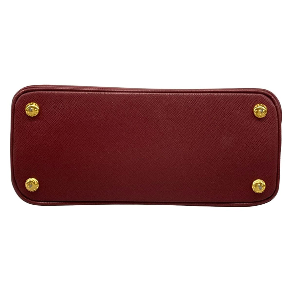 Prada Handbag Promenade Small Bordeaux Leather — view 5