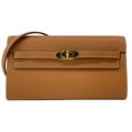 Hermes Wallet Kelly Long Tougo Gold