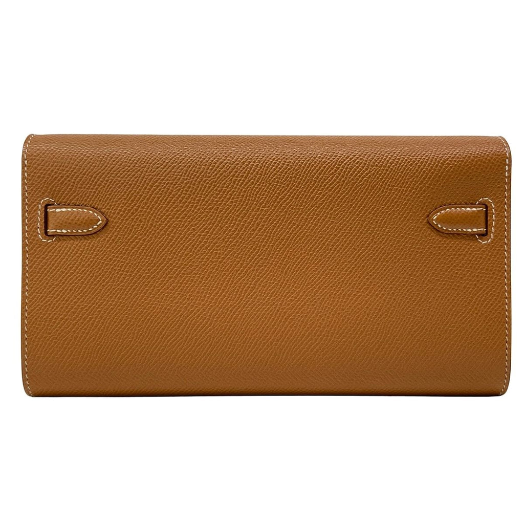 Hermes Wallet Kelly Long Tougo Gold — view 2