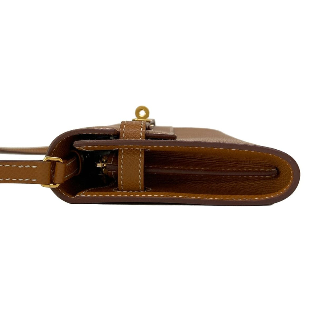 Hermes Wallet Kelly Long Tougo Gold — view 9