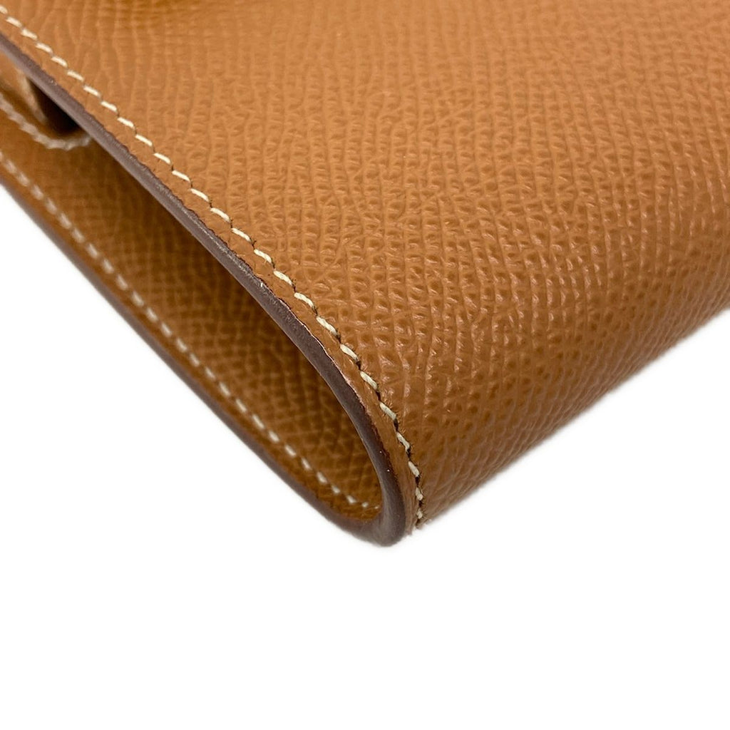 Hermes Wallet Kelly Long Tougo Gold — view 7