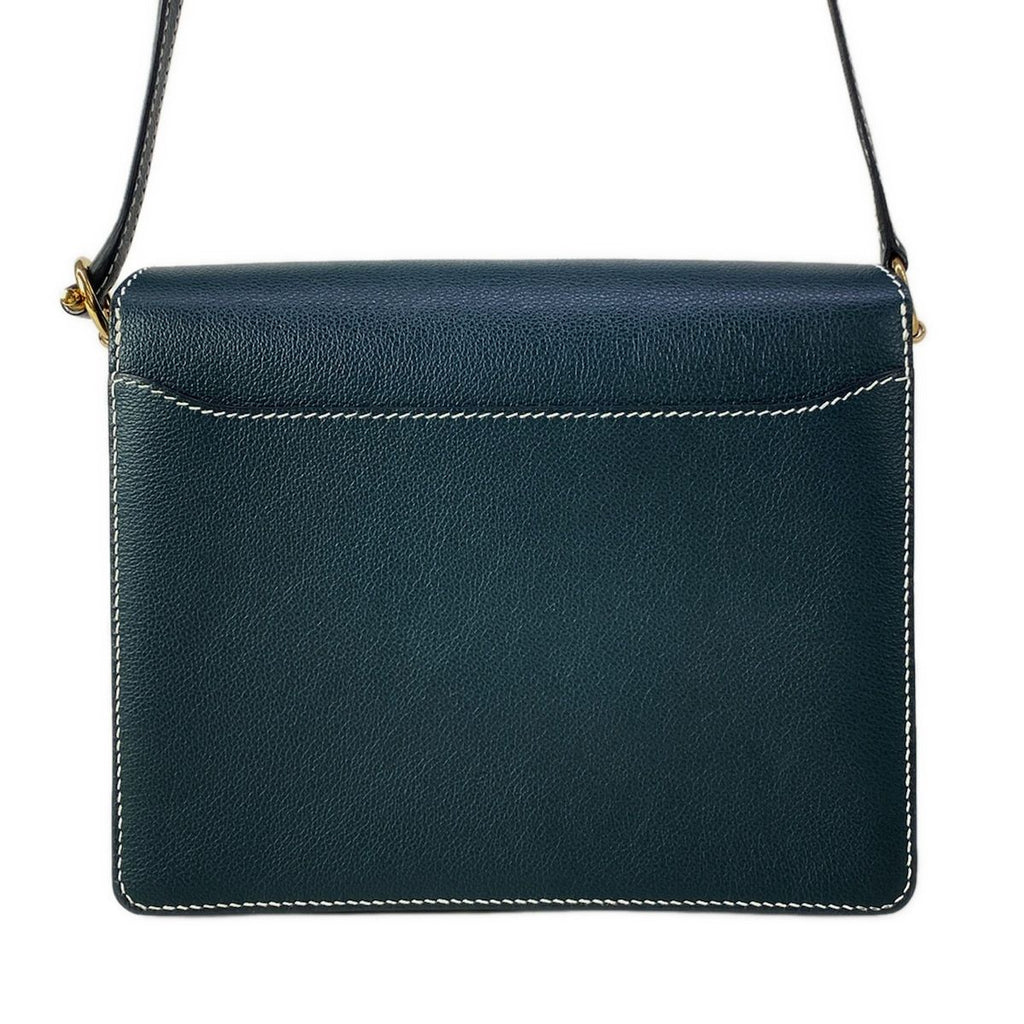 Hermes Shoulder Bag Sac Roulis 23 Vert Cypress Gold — view 3