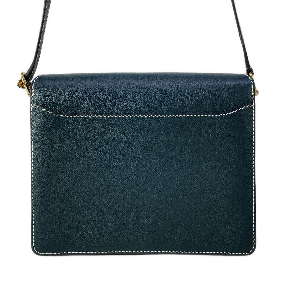 Hermes Shoulder Bag Sac Roulis 23 Vert Cypress Gold — view 3