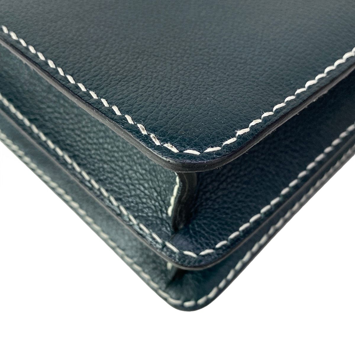 Hermes Shoulder Bag Sac Roulis 23 Vert Cypress Gold — view 9