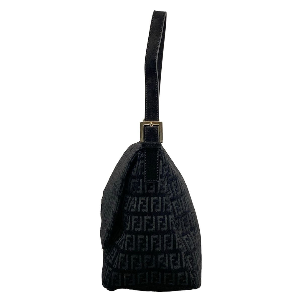 Fendi Shoulder Bag Mamma Bucket Black Dark Gray — view 4
