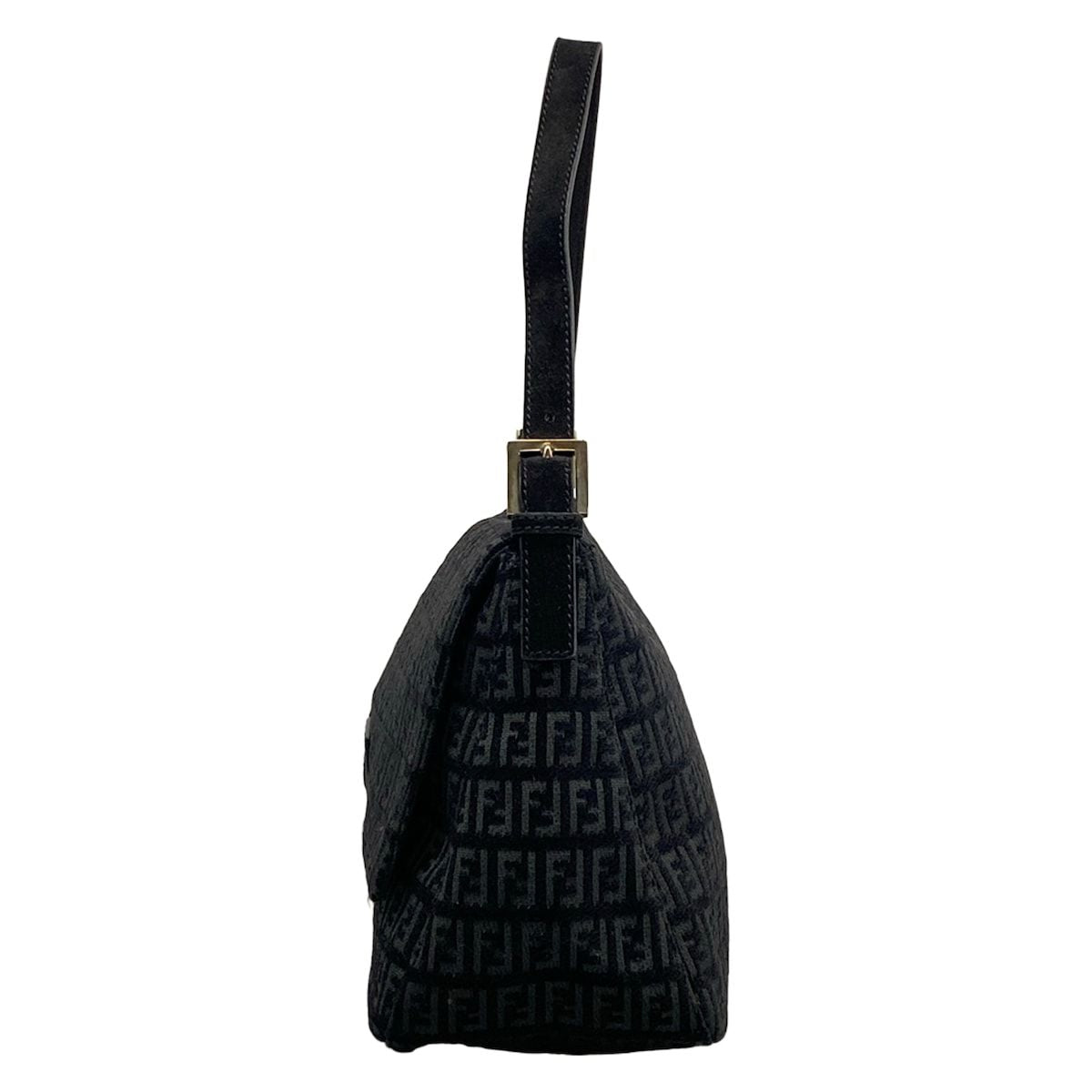 Fendi Shoulder Bag Mamma Bucket Black Dark Gray — view 4