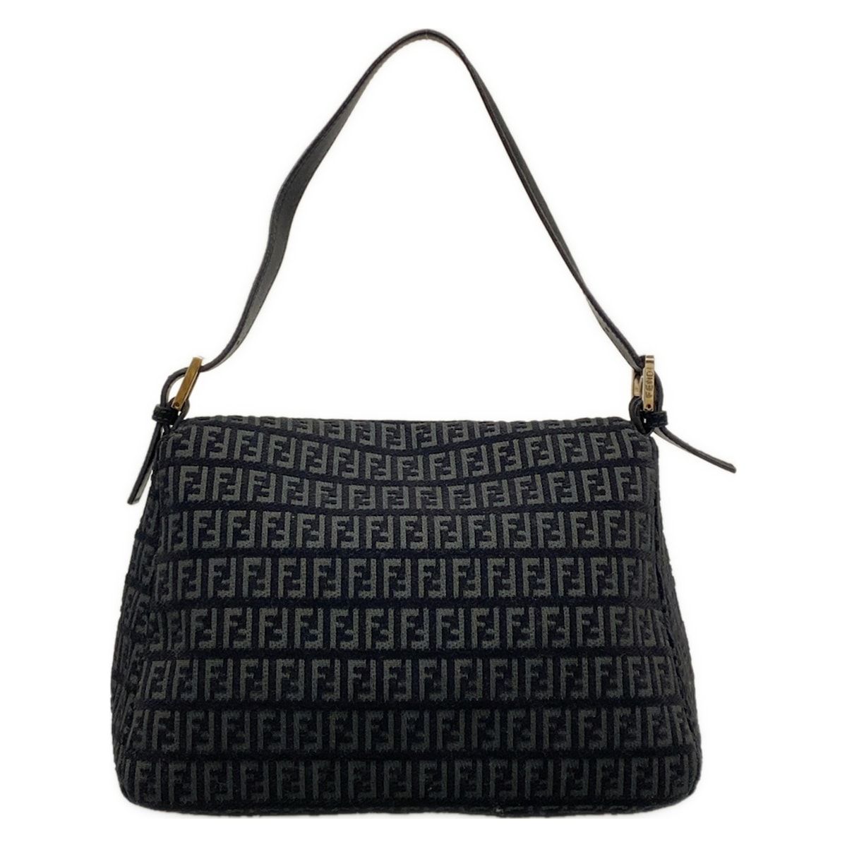 Fendi Shoulder Bag Mamma Bucket Black Dark Gray — view 3