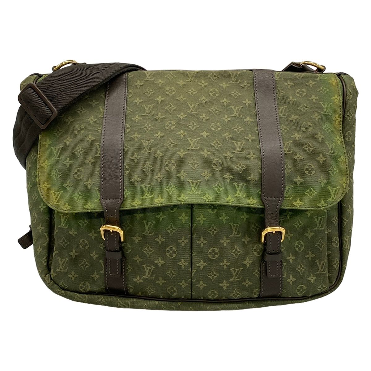 Louis Vuitton Shoulder Bag Monogram Mini Sac Maman Khaki