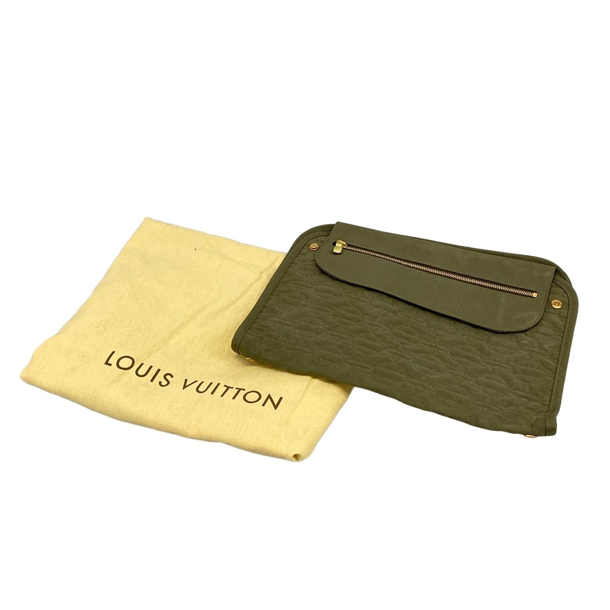 Louis Vuitton Shoulder Bag Monogram Mini Sac Maman Khaki — view 8