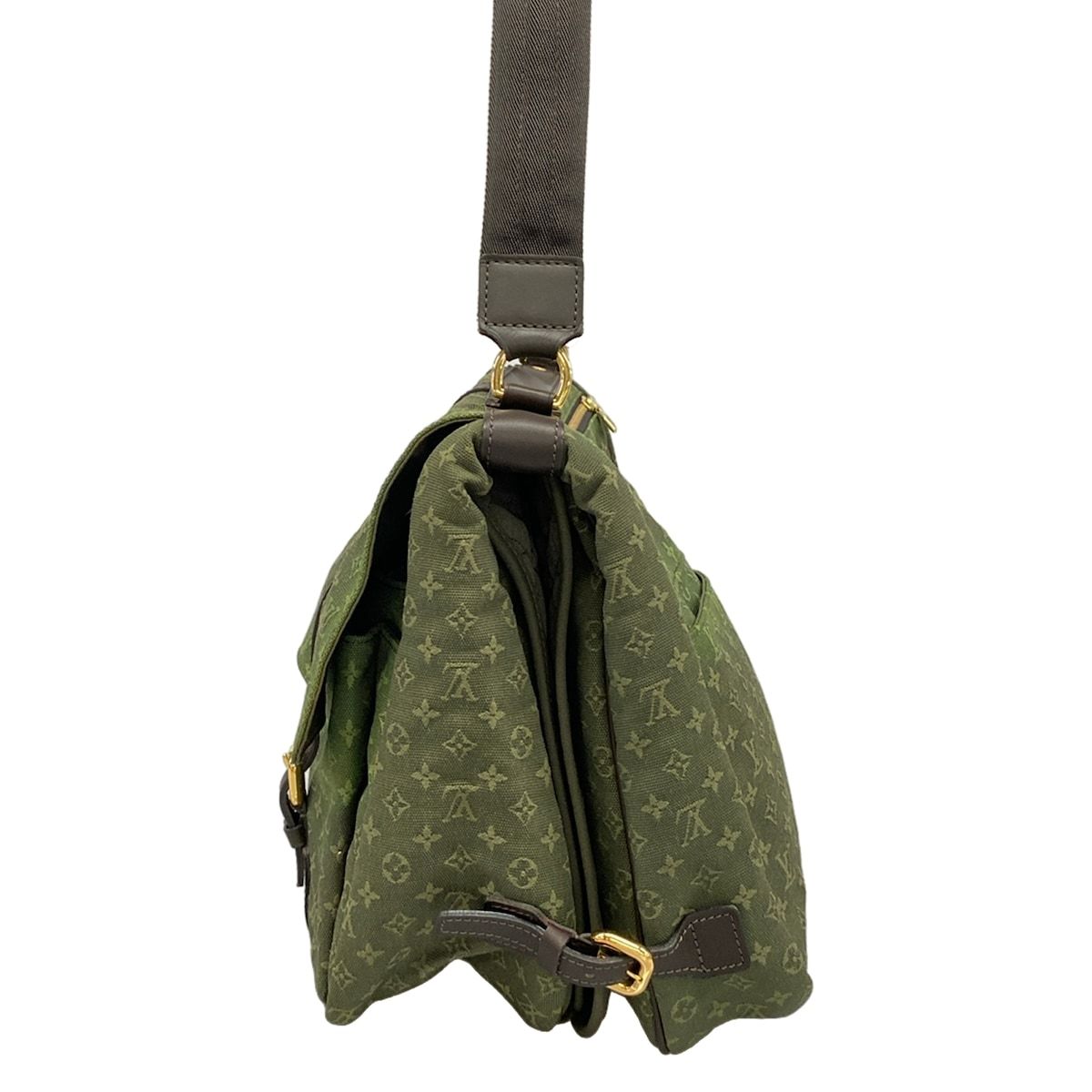 Louis Vuitton Shoulder Bag Monogram Mini Sac Maman Khaki — view 4