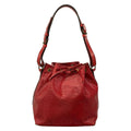 Louis Vuitton Shoulder Bag Epi Petit Noe Castilian Red Leather