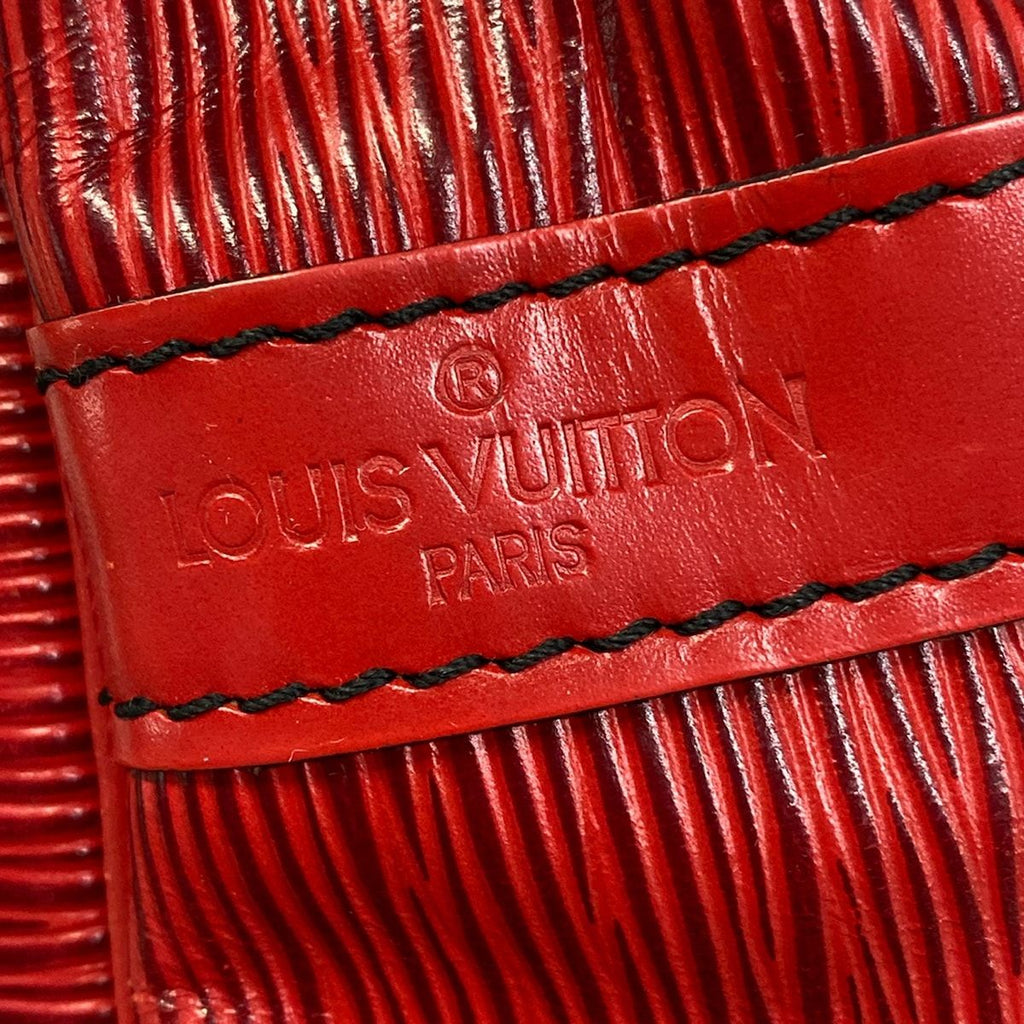 Louis Vuitton Shoulder Bag Epi Petit Noe Castilian Red Leather — view 9