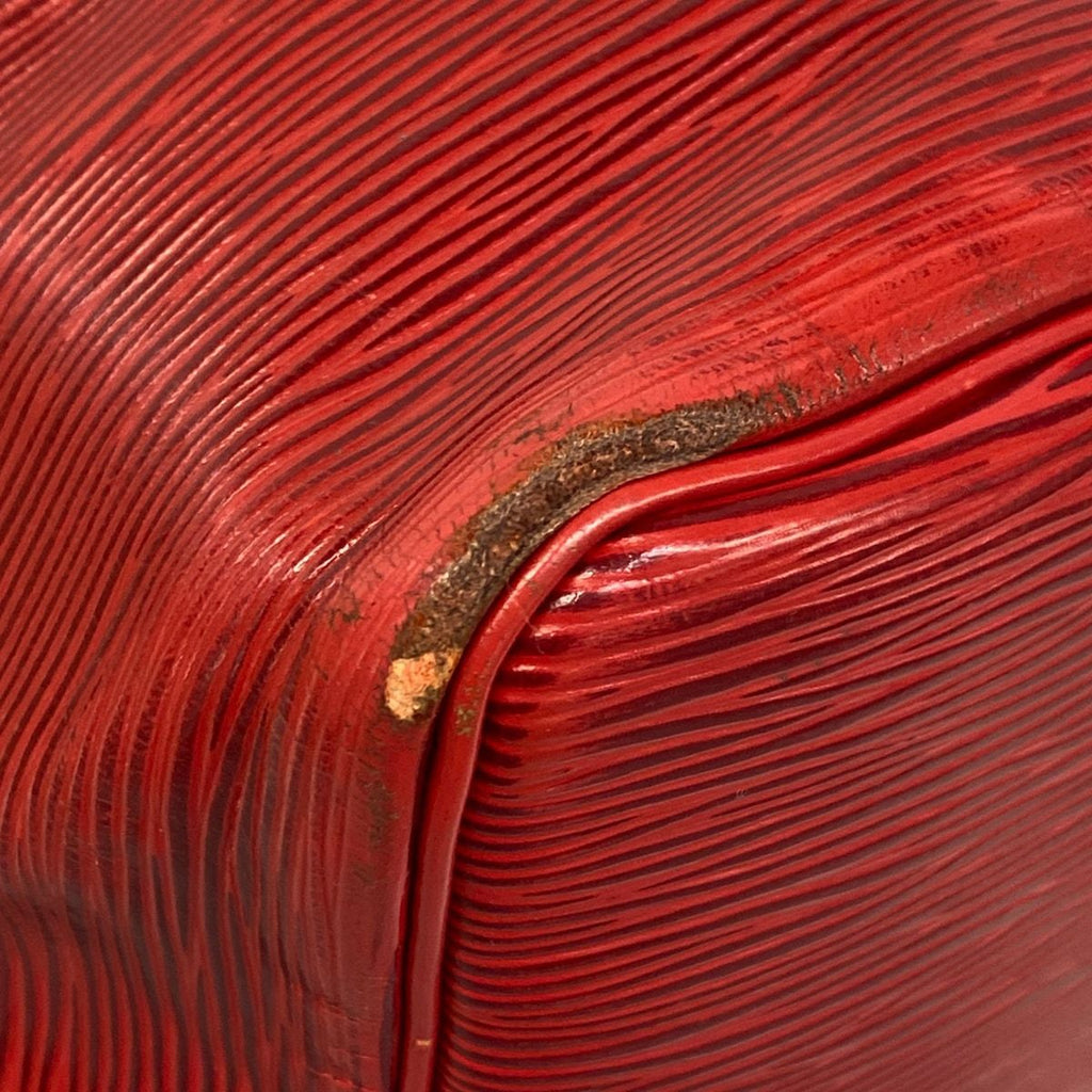 Louis Vuitton Shoulder Bag Epi Petit Noe Castilian Red Leather — view 6