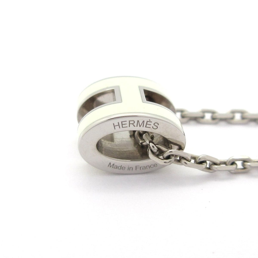 Hermes Necklace Mini Pop Silver White — view 5